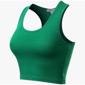 Green Crop Top